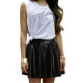thumbnail image 3 of yocbz Womens Skirts Skirt A-Line Mini Skater Flared Pleated Skirts Ruffled Short Skirts for Party Black,Size for M, 3 of 7