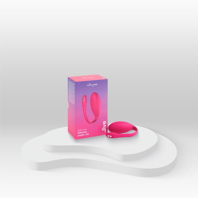 We-Vibe Jive Wearable Internal Massager with Remote and App, Electric Pink 