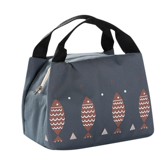 OAVQHLG3B Oxford Cloth Lunch Bag Outdoor Picnic Bag Portable Lunch Bag Bento Bag Large Heat Preservation Bag Ice Bag