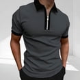 thumbnail image 1 of pstuiky camisetas de hombre, Camiseta informal de verano para hombre, de color liso, con mangas cortas irregulares y cuello redondo camisas casuales para hombre xxl, 1 of 6
