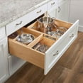 thumbnail image 4 of Rev-A-Shelf 27 Inch Tiered Deep Drawer Organizer with Soft Close Slides, 4 of 12
