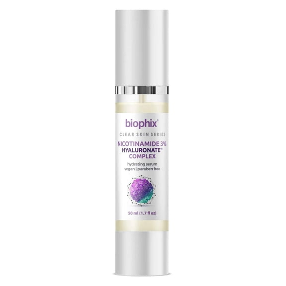 Biophix B-3 Nicotinamide Serum 1.7 oz - Age-Defying Moisturizer with Hyaluronic Acid for Skin Health
