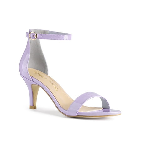 

Allegra K Women s Sandals Stiletto Heels Ankle Strap Open Toe Sandals