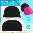 thumbnail image 3 of Elbourn Swim Cap, 2PCS Fabric High Elasticity Swimming Cap Keeps Hair Clean Breathable for Woman Men Kids One Size Hat, 3 of 8