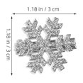 thumbnail image 2 of CTIRCHIU Festive Hairpins Sparkly Rhinestone Snowflake Barrettes 20Pcs Holiday Event Accessory For Women, 2 of 7