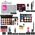 thumbnail image 4 of YUANOU Makeup Kit ALL IN ONE Full Facial Makeup Set Eye Shadow Lip Gloss Eyeliner Makeup Brushes Cosmetics Bag Makeup Products(multicolour#7), 4 of 6