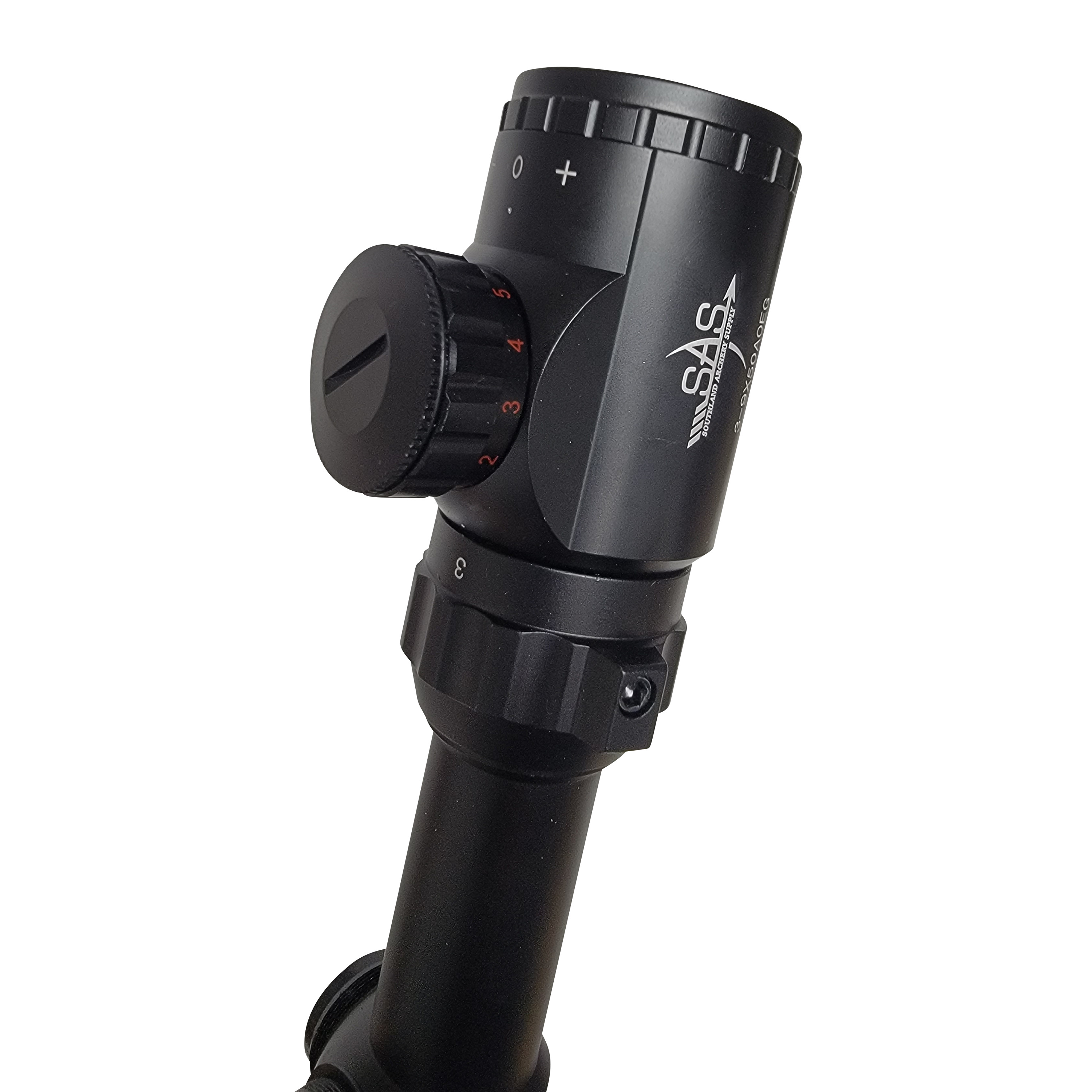 SAS Hunting 3-9x50 AO Red/Green Illuminated Crossbow Scope Rangefinder Reticle
