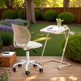 thumbnail image 4 of Homy Casa Adjustable Kids Desk Chair, Ergonomic Student Chair for Study, School or Bedroom, Almond, 4 of 9