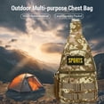 thumbnail image 3 of Sac de Poitrine Camouflage Grande Capacité Sac Bandoulière à Multiples Poches pour Camping Randonnée, 3 of 6