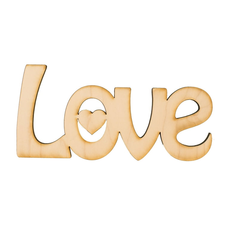 Love Sign - Art Kit - RAW Wood 7