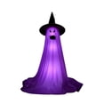 thumbnail image 3 of CaiTeLin Halloween Ghost Decoration Outdoor with Ghost Lamp, Light up Fabric Ghost with LED Halloween Lights, Courtyard Party Garden Ornament Decor with Lights for Indoor Outdoor Spooky Display, 3 of 7