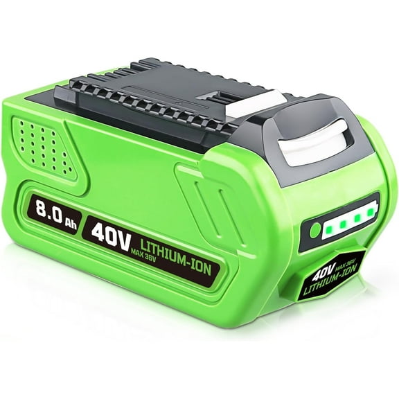 8.0Ah 40V Replacement Battery for Greenworks 40V Battery G-MAX 29472 29462 29252 20202 22262 25312 Cordless Power Tools Lithium-ion Battery