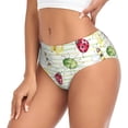 thumbnail image 2 of Balery Insects Ropa Interior de Algodón para Mujer con Dibujo – Braguitas Cómodas y Elásticas, Estilo Clásico-3X-Large, 2 of 6