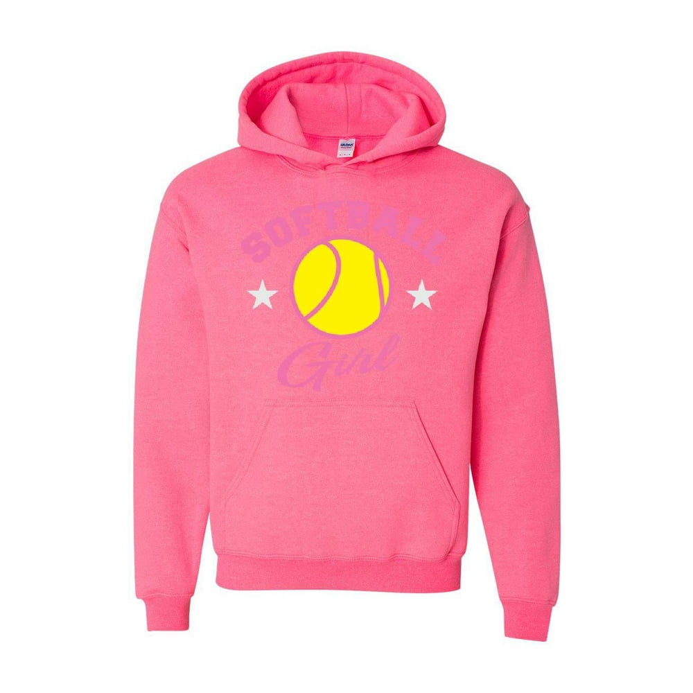 Mom's Favorite Unisex Softball Girl Hoodie Sweatshirt
