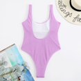 thumbnail image 5 of BKQCNKM One Piece Swimsuit Women, Full Coverage Swimsuits for Women, Padded Swimsuits for Women, Ribbed Swimsuits, Slimming Swimsuits for Women, Purple S, 5 of 5