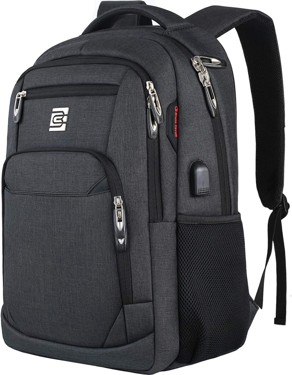 bruno cavalli laptop backpack Travel 17186 evebags Enhance your travel experience with our innovative luggage/suitcase featuring a convenient strap on the back Bruno Cavalli 17 Inch Business