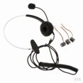 thumbnail image 1 of 10x Call Center Teléfono Auriculares RJ9 Plug Cancelación De Ruido W / Mic Overhead, 1 of 9