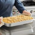 thumbnail image 3 of Truecraftware – 18" x 24" x 4-1/2" Aluminum Roaster Pan with Handle - Roasting Pan Turkey Broiler Pan Great for Chicken Lamb and Vegetable, 3 of 5