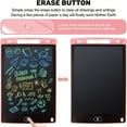 thumbnail image 4 of 12Inch LCD Writing Tablet Electronic Digital Writing Colorful Screen Doodle Board Handwriting Paper Drawing Tablet Gift For Kids And Adults At Home School And Office, 4 of 5