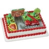 Firetruck Fire Truck Engine Station Birthday Party Cake Topper Decoration Set