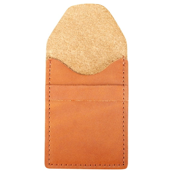 TPK Business Card Holder  – English Tan, Premium Full Grain Leather
