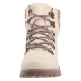 thumbnail image 4 of Cliffs by White Mountain Shoes Pathfield Women's Lace-up Hiker Style Bootie, Winter White/Fabric, 8 M, 4 of 7