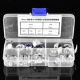 thumbnail image 4 of Yazoeia 45 Pcs Insert en Acier Inoxydable à Bride Kit Assortiment de Locknut M3 M4 M5 M6 M8 M10 GY228-41750, 4 of 11