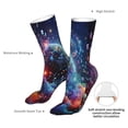 thumbnail image 4 of Goofa Outer Space Floating Numbers And Letters for 16in Socks, Funny Novelty Crazy Design Cotton Socks Sports Socks Knee High Socks For Men, Women,1Pairs - Gift For Working Friends, 4 of 7