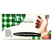 Happy Hands Powder-Free Latex Gloves – 4 Mil - Box of 100 (Small)