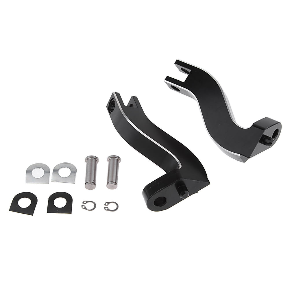 XFMT 10mm Rear Foot Peg Mount Kits Compatible with Harley Davidson Touring FLHT FLHR FLTR FLHX 1993-2018 Replaces HD# 50198-97B 