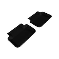3D MAXpider L1AD02721509 Second Row Custom Fit All-Weather Floor Mat for Select Audi A4/S4/RS4 Models - Kagu Rubber (Black)