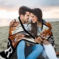 thumbnail image 5 of AISENIN Personalized Birthday Gifts for Boyfriend Girlfriend Custom Blanket with Photo Text Throw Photo Name Blanket for Adults Unique Christmas Thanksgiving Day Gifts for Couple, 5 of 5