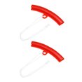 thumbnail image 1 of Unique Bargains 2 Pcs ABS Wheel Protector Tire Changing Tyre Changer Guard Rim Tools for Motorcycle Car ATV 15cm Red, 1 of 6