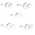 thumbnail image 3 of Maoww Rond Vintage Rétro Femmes Hommes Unisexe Lunettes Monture de Lunettes Légère Alliage Lunettes, 3 of 8