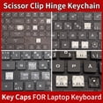 thumbnail image 1 of Replacement Keycap Scissor Clip Hinge For Asus Rog Strix SCAR 17 SE ROG 5Plus G733Q G733ZW G733CW G733CX G733ZS G533Q G532 G531 2 Keycap, 1 of 5