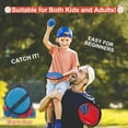 thumbnail image 2 of Toss and Catch Ball Game, Kids Toddler Baseball Glove & Catch Ball Toys, Kids Outdoor Games for Family, Toys for Beach Pool Yard Outside, Birthday Gift for Ages 3 4 5 6 7 8-12 Year Old Boys Girls, 2 of 7