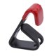 thumbnail image 3 of Ganchos para ruedas Ganchos para ruedas de metal flexible para colgar llantas en la pared con revestimiento de plástico blando negro y rojo, 3 of 5