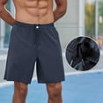 thumbnail image 5 of WIZUTIZ Men's Workout Running Shorts 7 Inch Lightweight Athletic with Zipper Pockets No Liner Quick-Dry Gym Active Shorts, 5 of 5