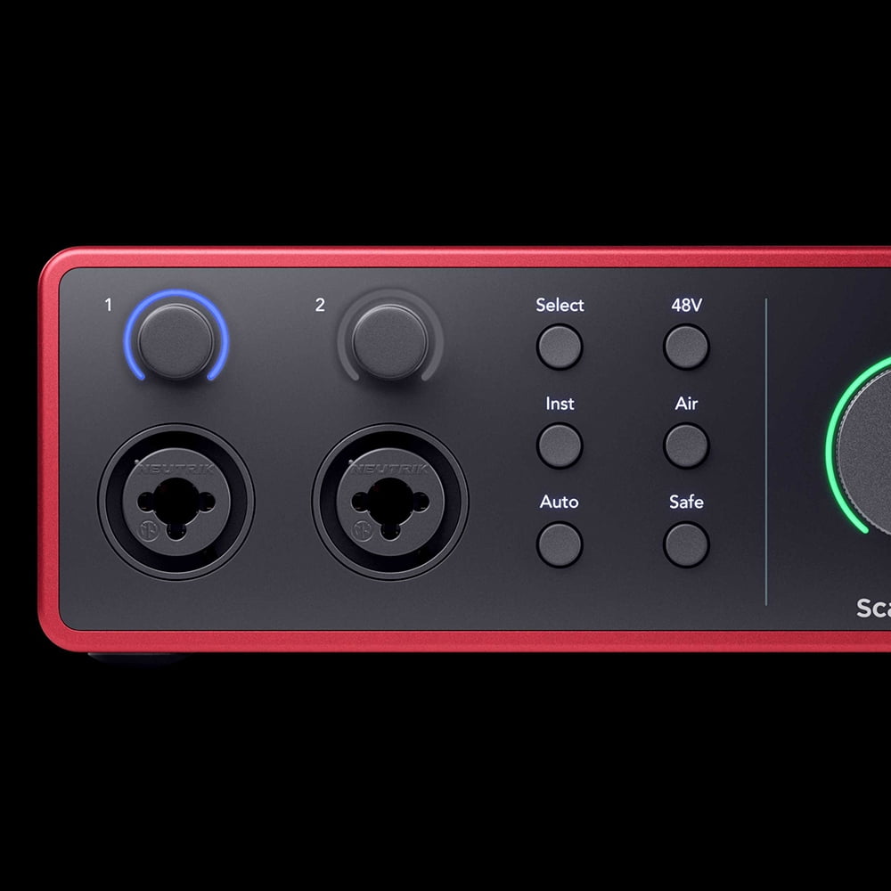 Focusrite, Audio Interface, Scarlett 4i4 4th Gen, USB-C Recording