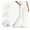 White, variant on Girls Split Flare Pants Solid Color High Waist Stretchy Yoga Trousers Kids Casual Slim Comfy Long Pants Navy 12-13 Years
