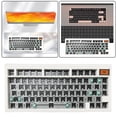 thumbnail image 1 of WDOplteas Kit Teclado GMK81 RGB Teclado Con Cable Teclado 81 Teclas (blanco), 1 of 9