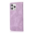 thumbnail image 7 of Allytech Magnetic Case for iPhone 15 Pro, [3 Card Slots] [1 Cash Slots] Slim PU Leather Shockproof Camera Lens Protection Kickstand Magnetic Closure Luxury Case for Women Men - Purple, 7 of 7