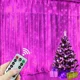 thumbnail image 3 of Christmas Decoration Curtain LED String Lights with Remote Control Xmas Tree Decor Holiday Wedding Fairy Garland Light for Home, 3 of 5