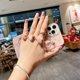 thumbnail image 1 of Funda De Purpurina Compatible Con iPhone 14 Pro Max SE 13 12 11 plush love chain Silicona Bling Glitter, 1 of 4