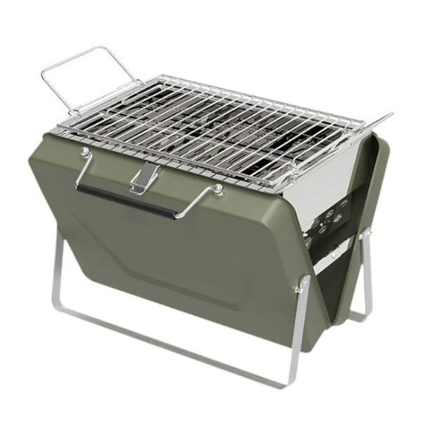 Parrilla de barbacoa portátil para portón trasero, con forma de portátil, ahorradora de espacio, para RV Medio