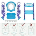 thumbnail image 5 of Mangohood Potty Training Seat with Step Stool Ladder and Handles with Padded Soft Cushion and Non-Slip Wide Step for Baby Toddler Kid Children Boys and Girls, 5 of 8