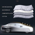 thumbnail image 3 of Protège-glace Complet Housses de Voiture Housse de Voiture Compatible avec Porsche/718 Boxster 718 Cayman 718 Spyder 911 918 Spyder 928 968 / Bâche de Voiture Imperméable Plus Coton, Protection Tous Temps, 3 of 7