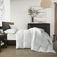 thumbnail image 2 of NY&C Home Halsey Comforter Stitched Lightweight Down Alternative Filling, King, White, 2 of 2