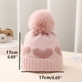 thumbnail image 6 of Meresysid Baby Knitted Hat Lovely For Warmth And Thick Pullover Hat Pink, 6 of 6