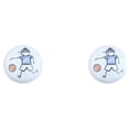 thumbnail image 1 of Tiradores de Cajón de Cerámica Scienceny Perillas de Muebles Modernos 2Conjunto Chico de Baloncesto, 1 of 6